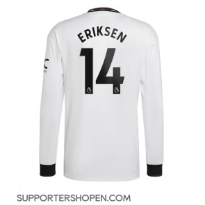 Manchester United Christian Eriksen #14 Borta Matchtröja 2022-23 Långärmad